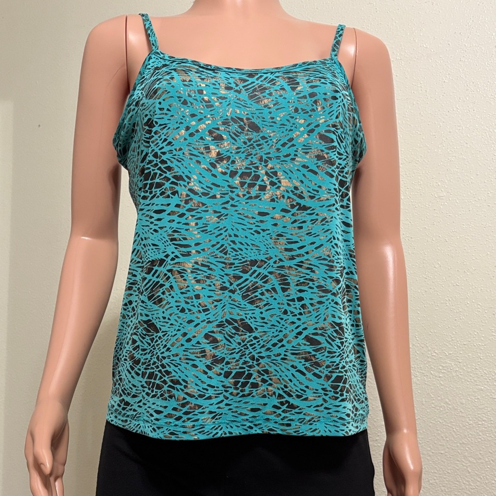 Fashion Bug Turquoise Lace Camisole